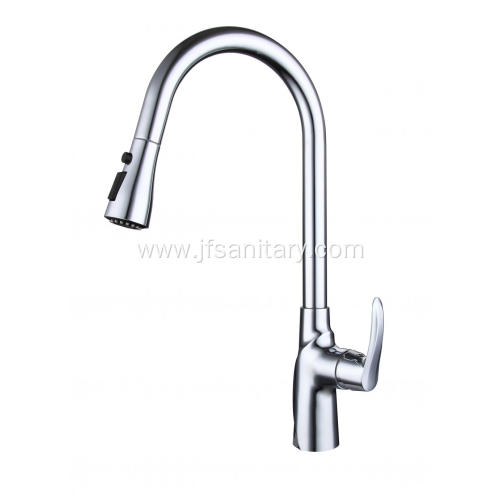 Modern Chrome Pull Down Kitchen Faucets For Sink